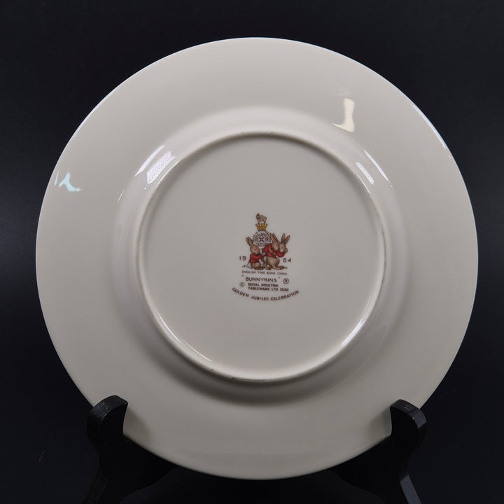 Royal Doulton Bunnykins retro samlartallrik benporslin