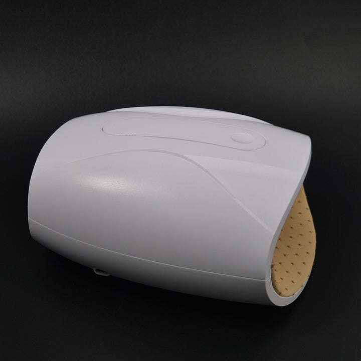 Vit modern handmassager med automatisk avstängning