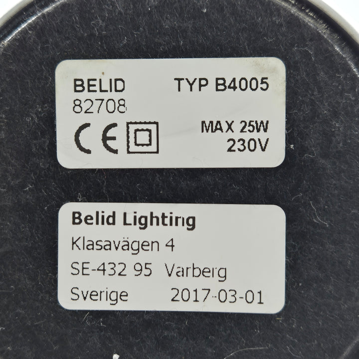Belid elegant bordslampa i borstat aluminium