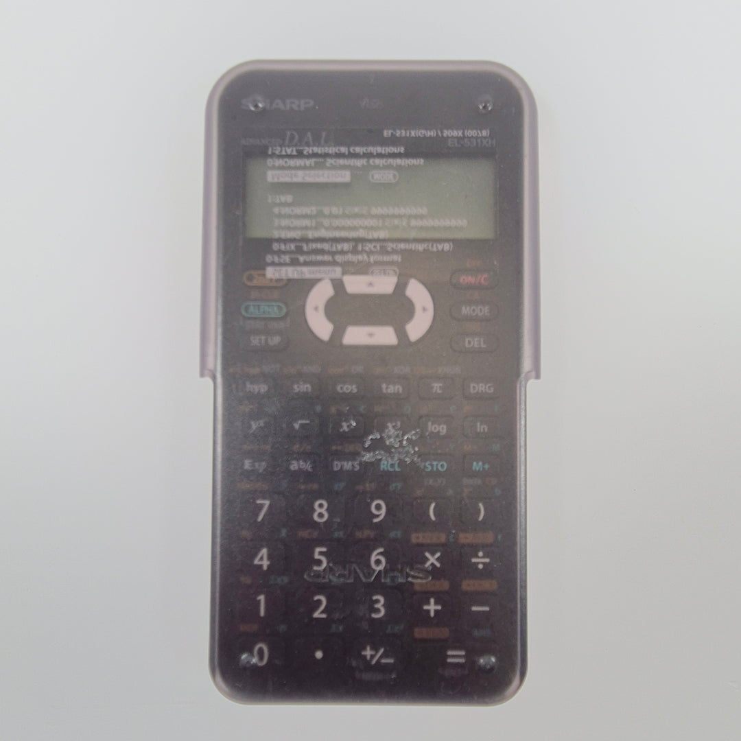 Vetenskaplig miniräknare Sharp EL-S31XH fickformat
