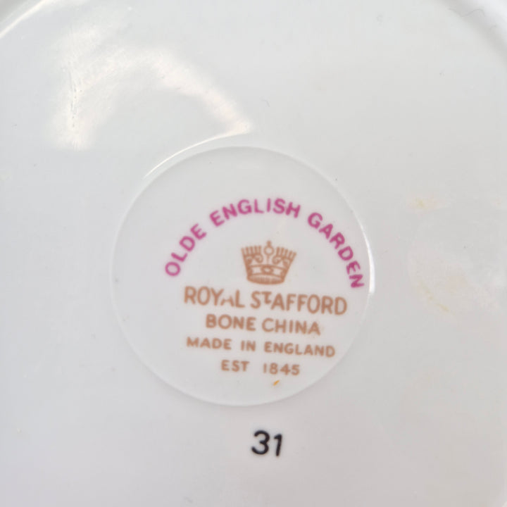 Royal Stafford kaffeservis benporslin Olde English Garden