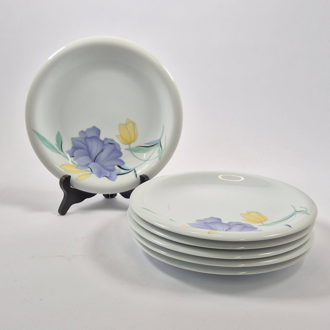 Mitterteich Bavaria retro blommiga assietter 6 st