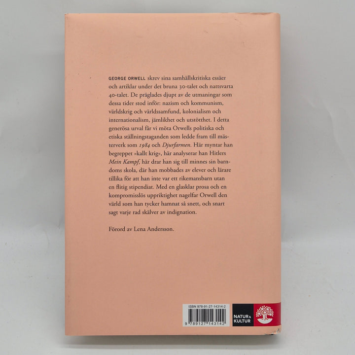 Som jag behagar George Orwell essäsamling inbunden