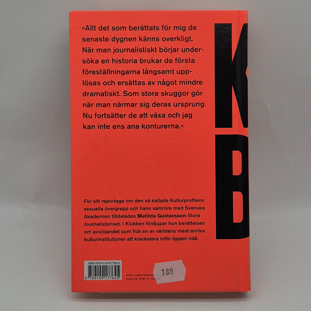 Klubben pocketbok reportage Albert Bonniers begagnad