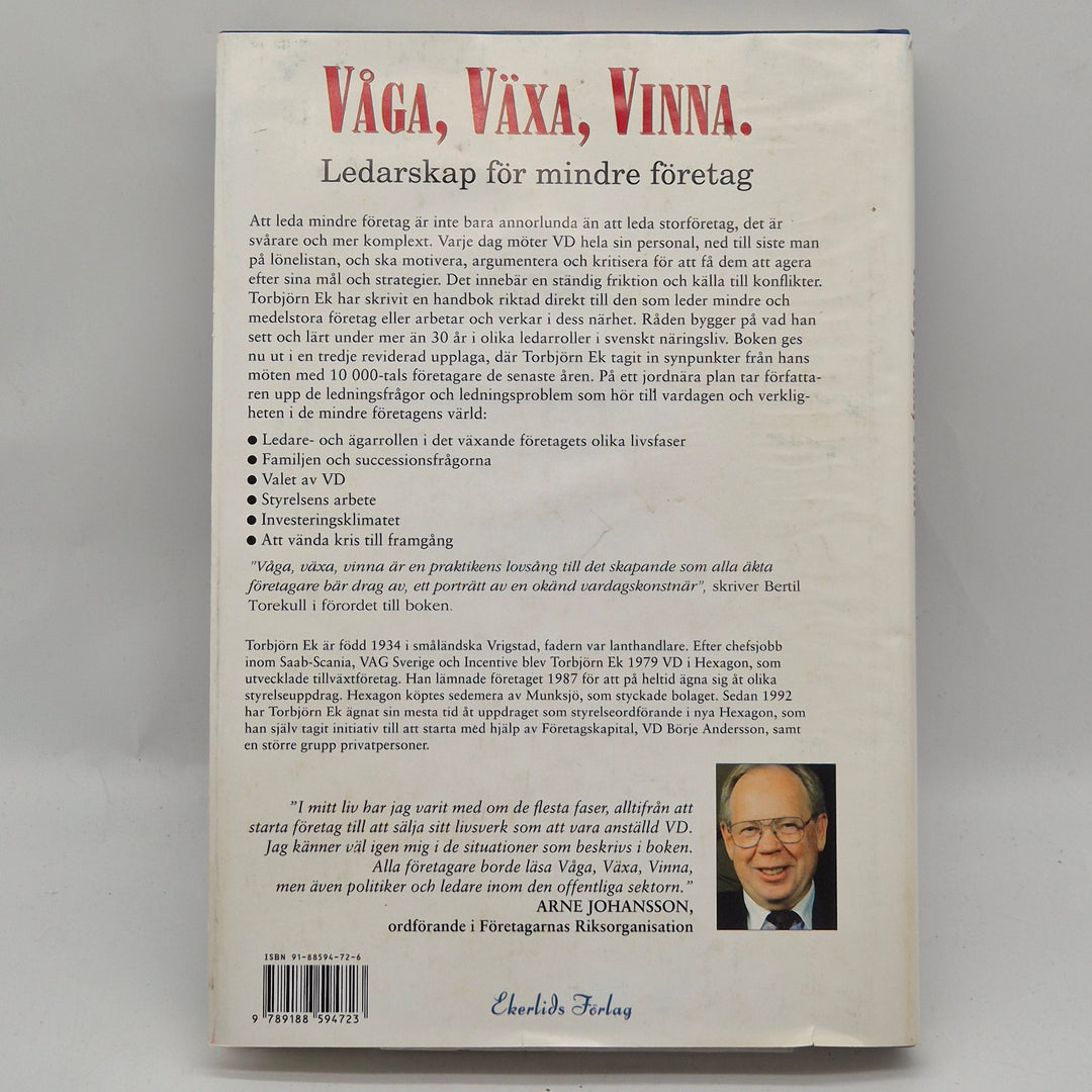 Våga Växa Vinna ledarskapsbok småföretagare