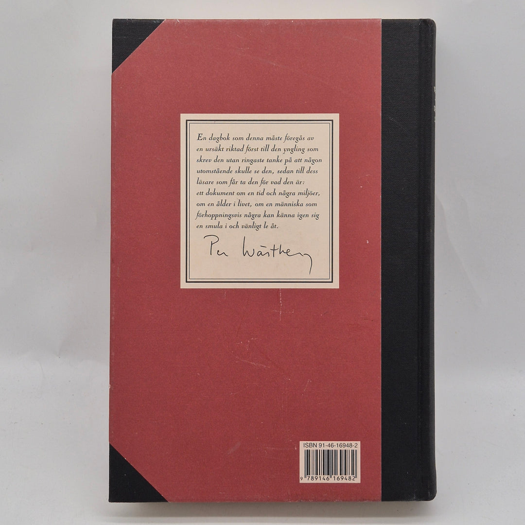 Ung mans dagbok Per Wästberg inbunden retro bok