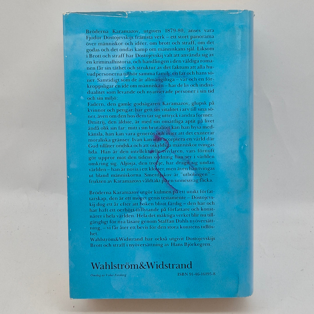Bröderna Karamazov klassisk inbunden roman