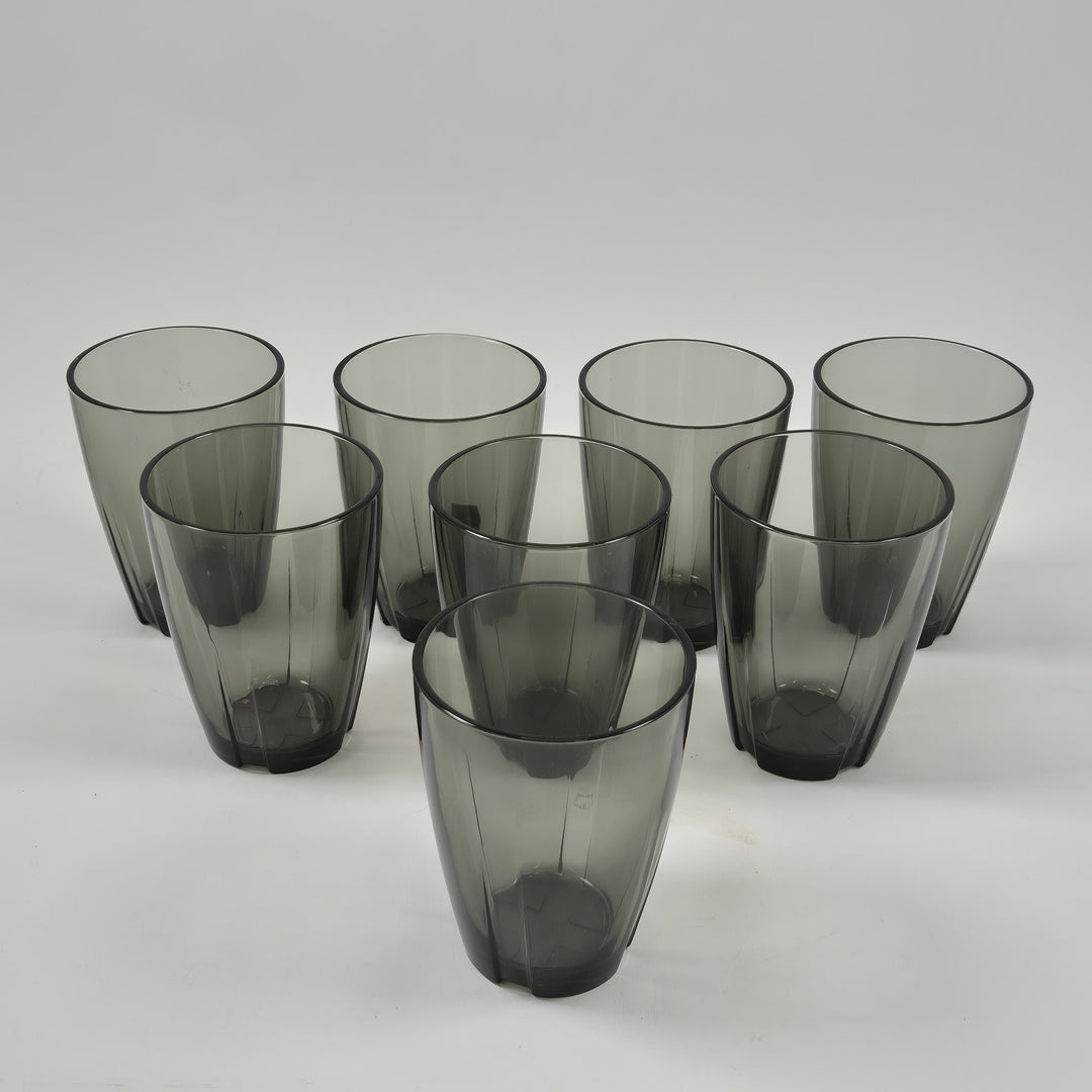 Kosta Boda rökgrå eleganta dricksglas set