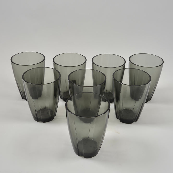 Kosta Boda rökgrå eleganta dricksglas set