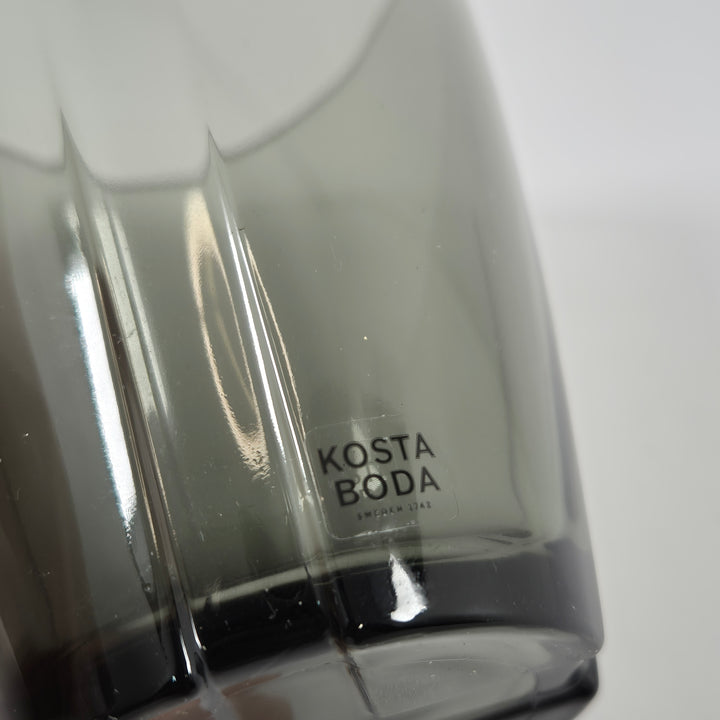 Kosta Boda rökgrå eleganta dricksglas set