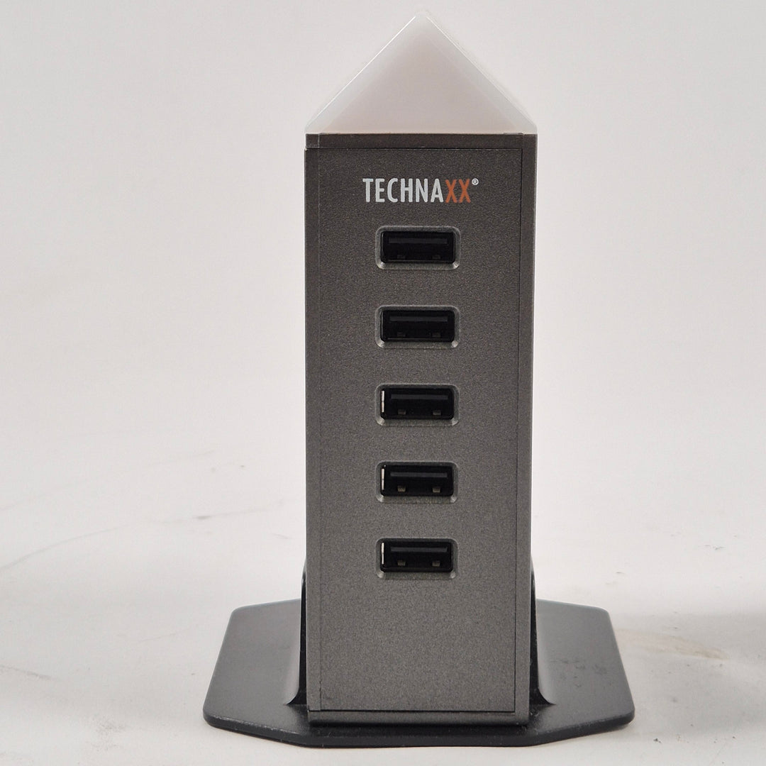 Technaxx USB laddningsstation torn med LED