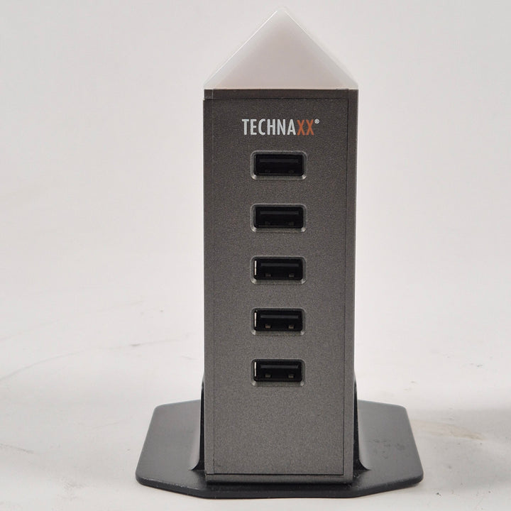 Technaxx USB laddningsstation torn med LED