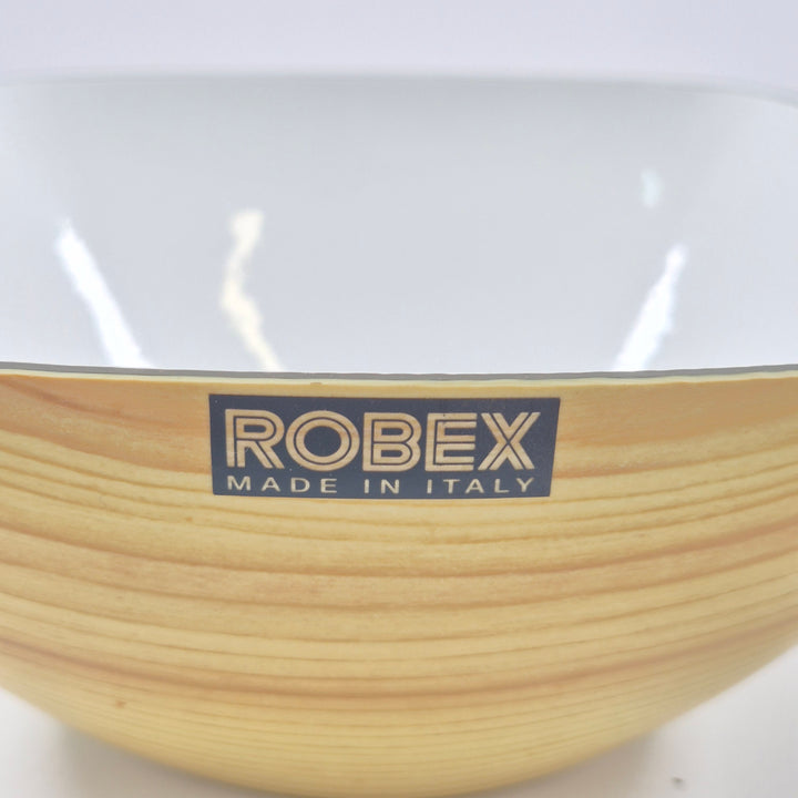 Retro serveringsset Robex plast träimitation