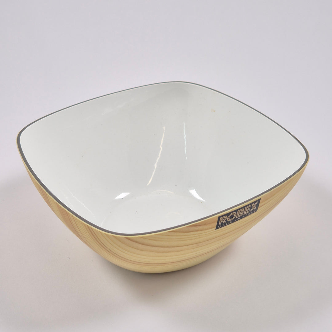 Retro serveringsset Robex plast träimitation