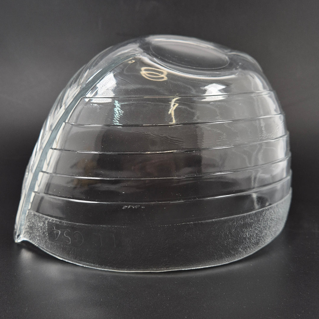 Elegant båtformad glasskål klar glas LL654