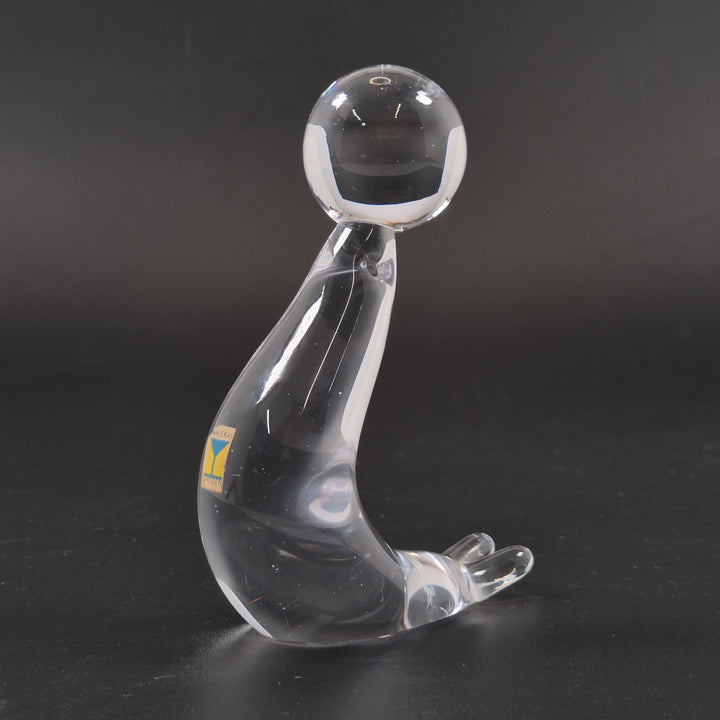 Retro glasfigur säl Målerås Sweden