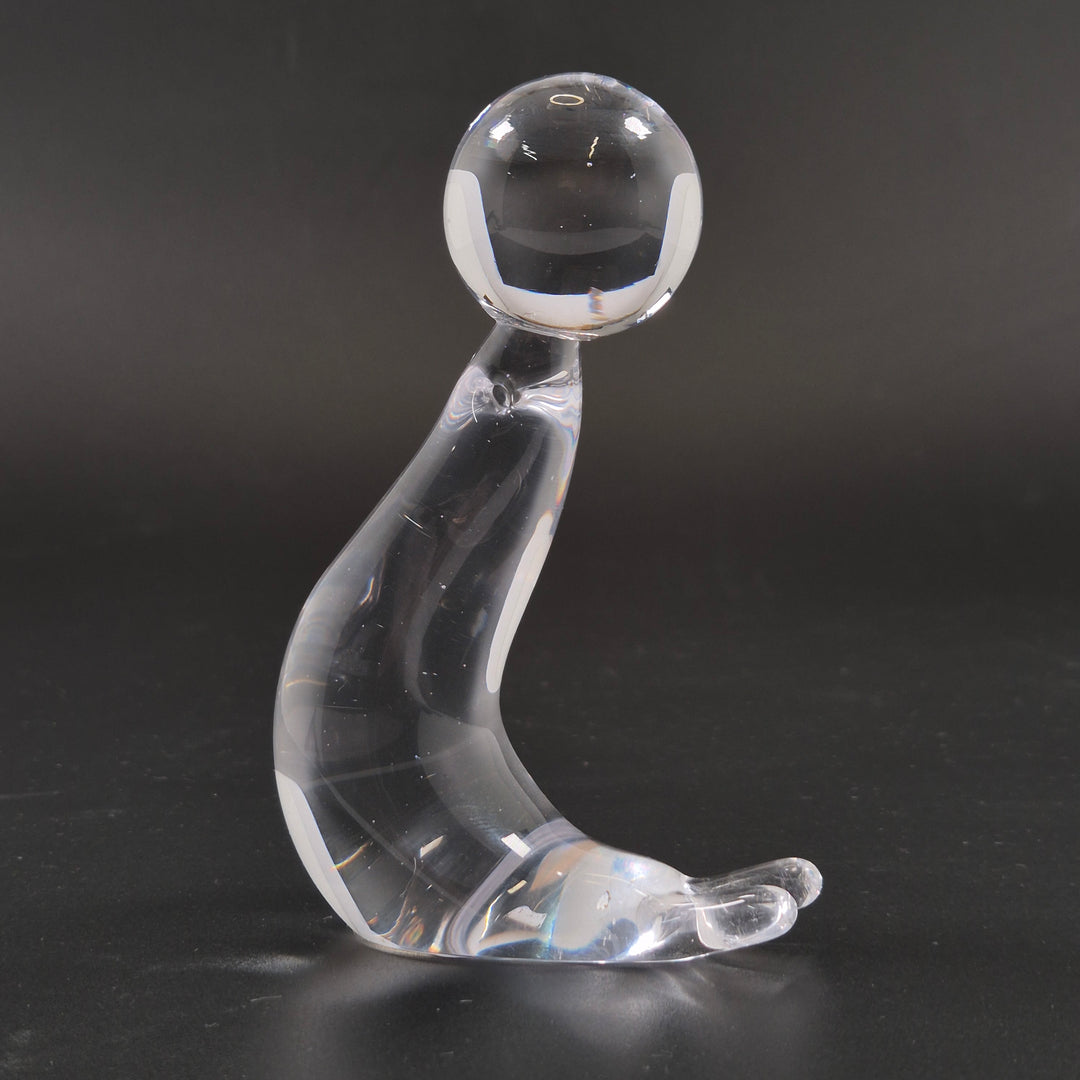 Retro glasfigur säl Målerås Sweden