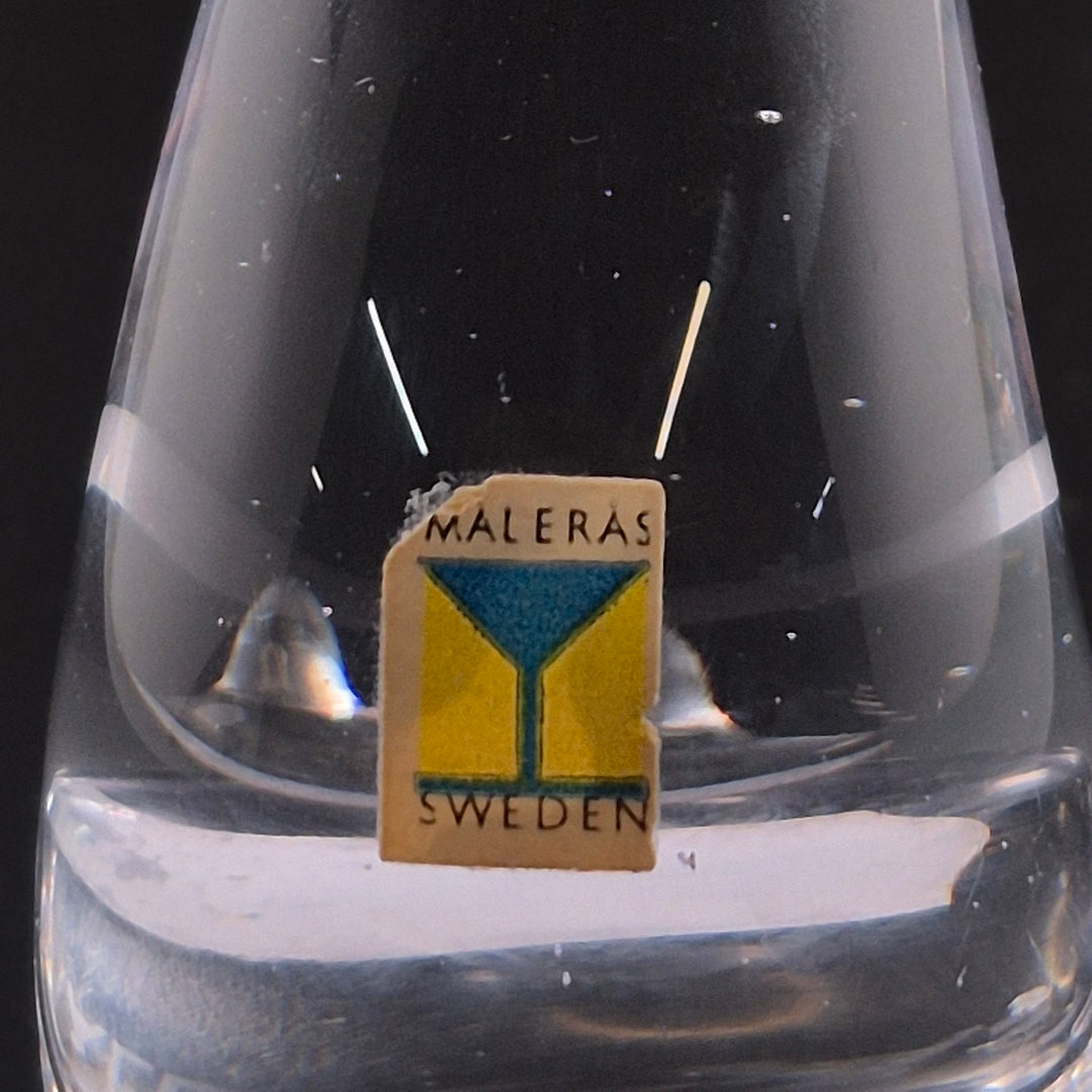 Retro glasfigur säl Målerås Sweden