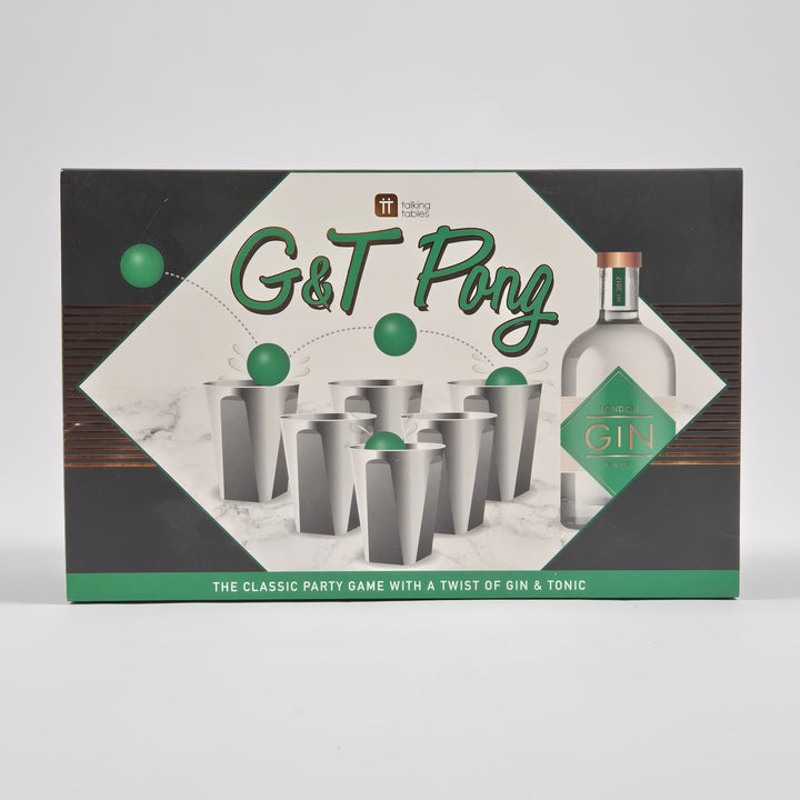G&T Pong partyspel Talking Tables modern