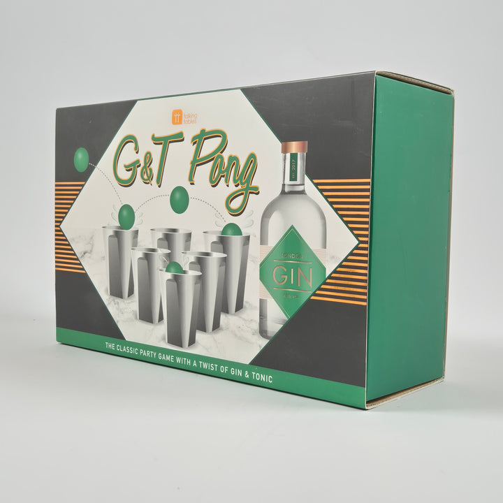 G&T Pong partyspel Talking Tables modern