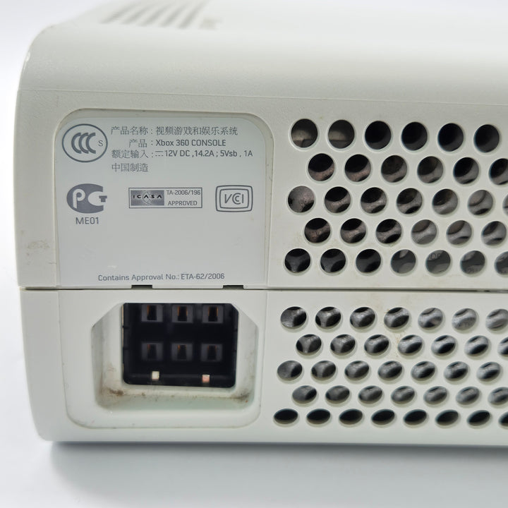 Microsoft Xbox 360 vit retro spelkonsol begagnad