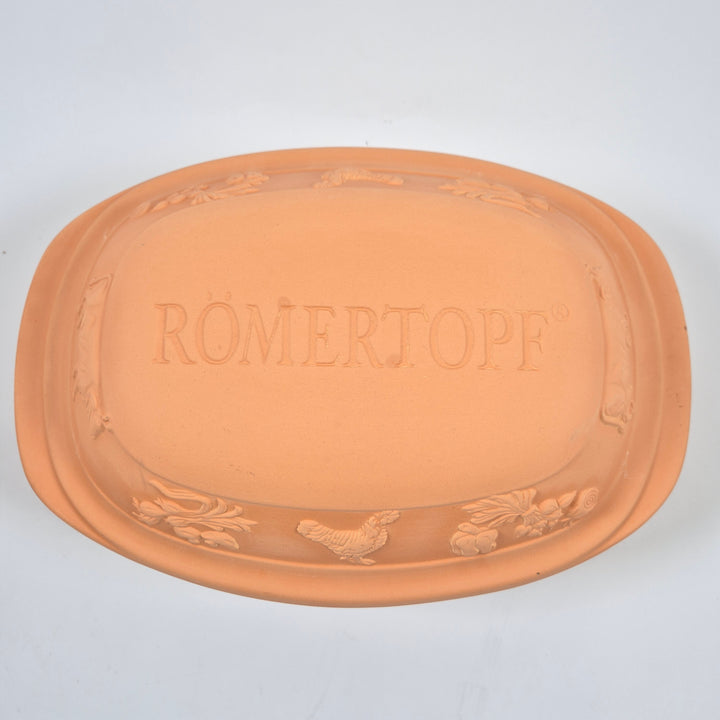 Römertopf retro lergryta med lock