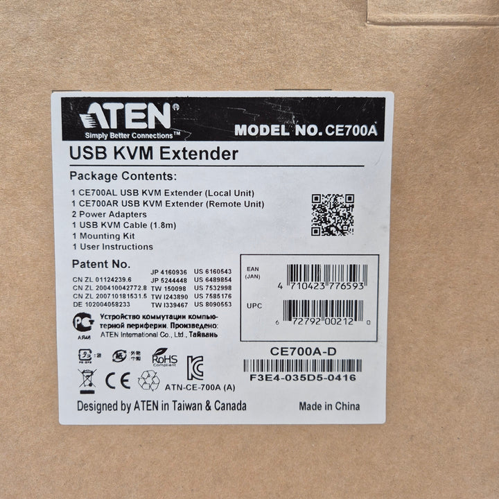 ATEN USB KVM-förlängare CE700A begagnad