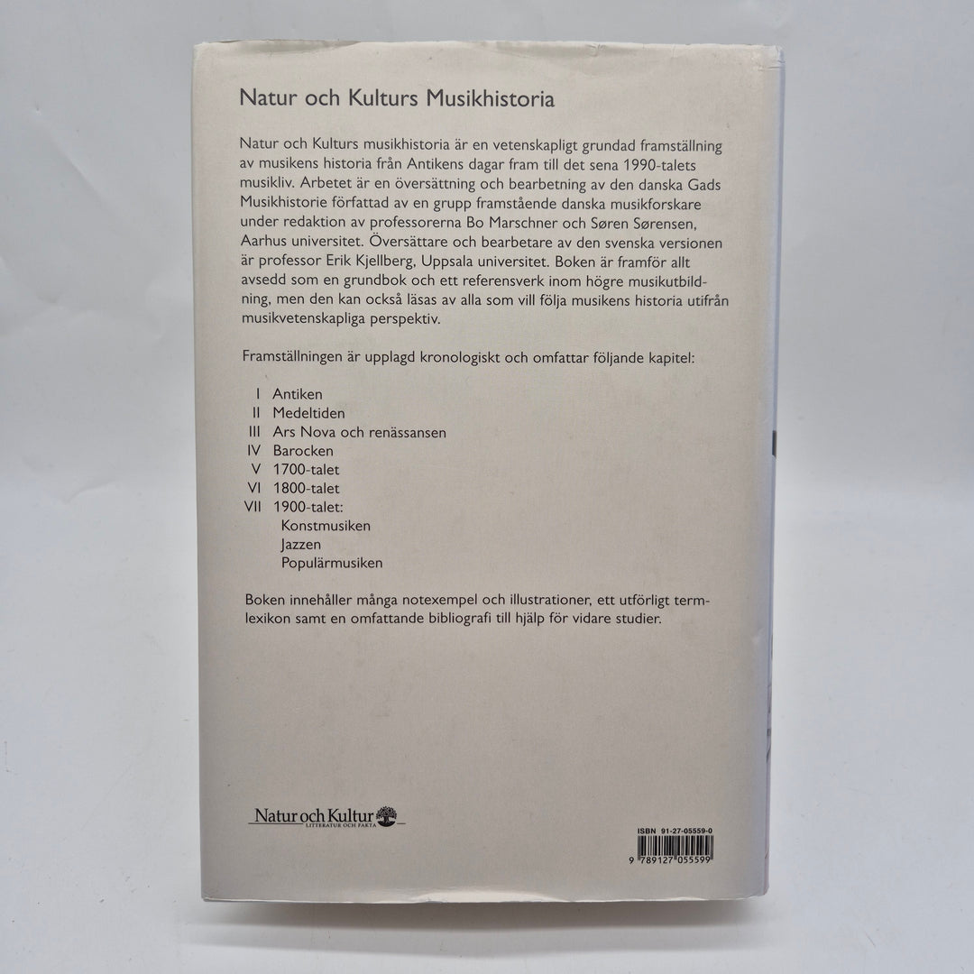 Natur och Kulturs musikhistoria inbunden faktabok