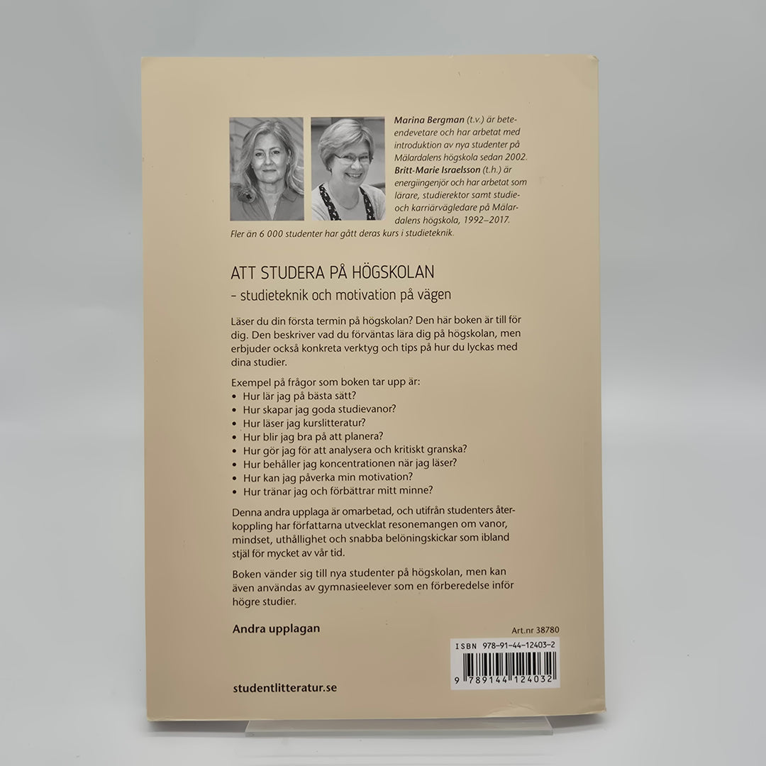 Bok Att studera på högskolan Studentlitteratur