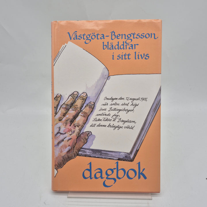 Västgöta-Bengtsson självbiografisk dagbok inbunden bok