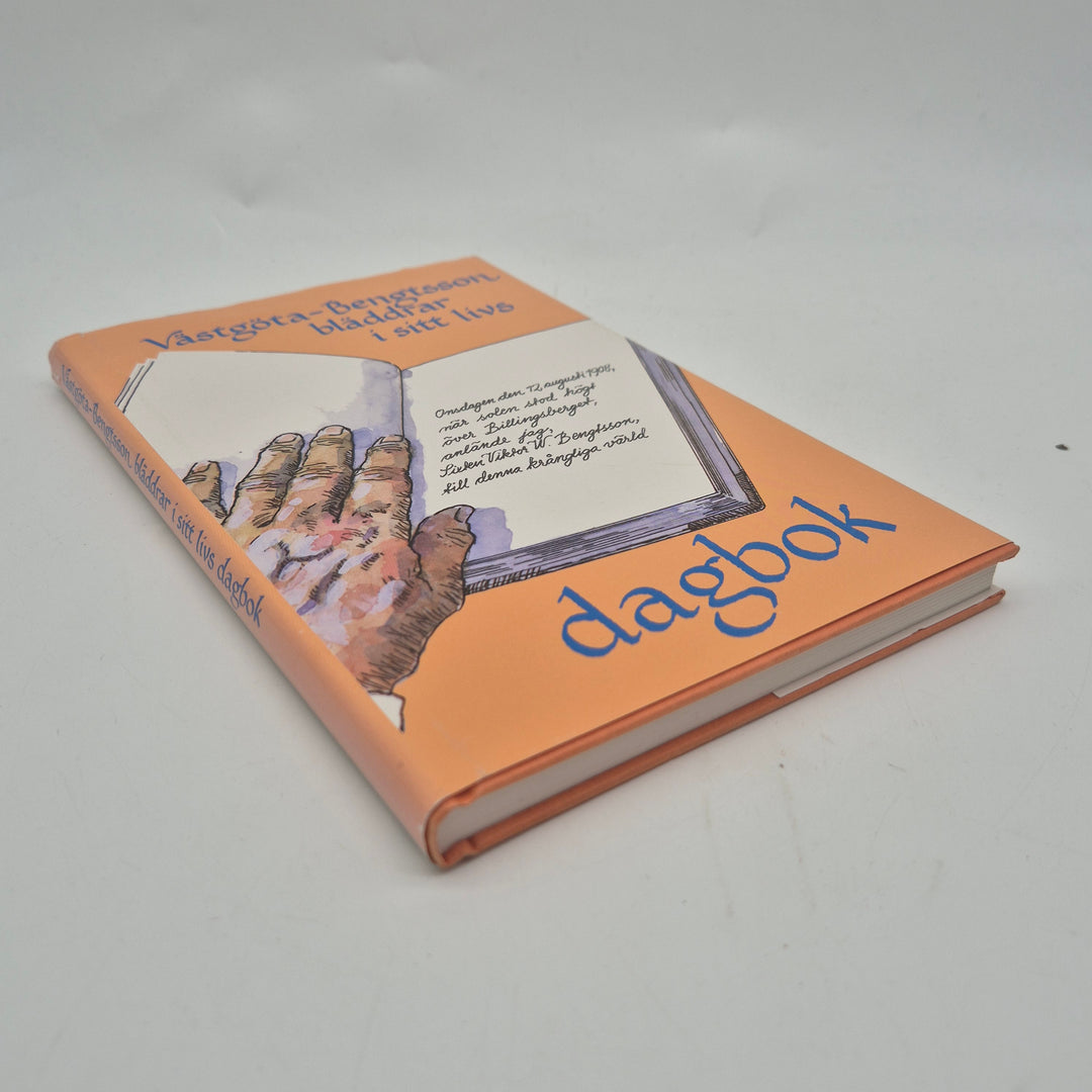 Västgöta-Bengtsson självbiografisk dagbok inbunden bok