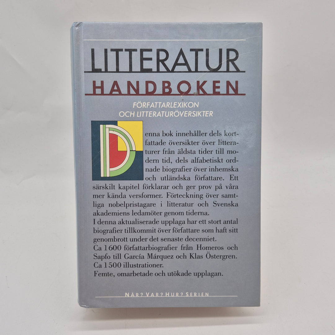 Litteraturhandboken klassisk referensbok Förlaget Forum