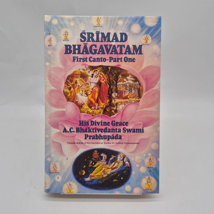 Śrīmad Bhāgavatam inbunden engelsk andlig bok