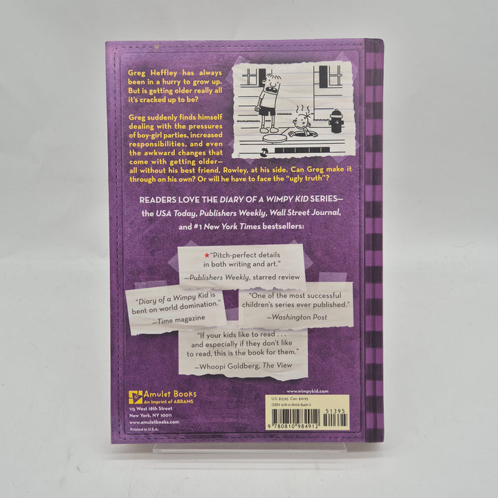 Diary of a Wimpy Kid inbunden barnbok engelska