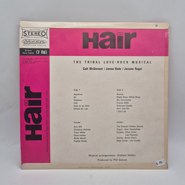 Retro LP Hair musikal soundtrack vinyl