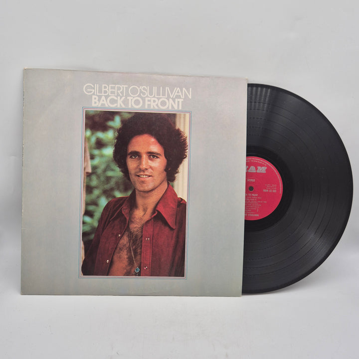 Gilbert O’Sullivan Back To Front vinyl LP retro