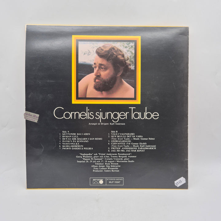 Cornelis sjunger Taube retro vinyl LP