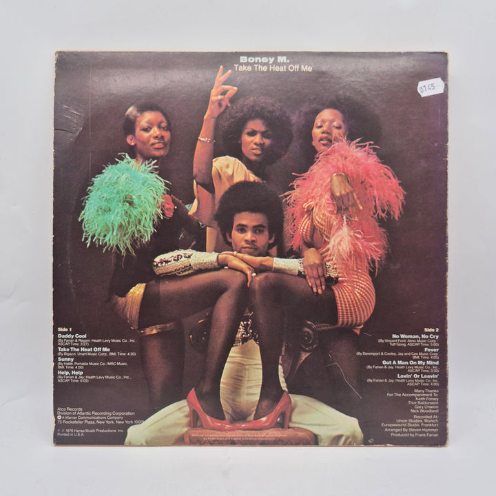 Boney M Take The Heat Off Me vinyl-LP retro