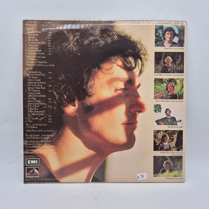 Retro LP Martin Best Consort Bellman EMI