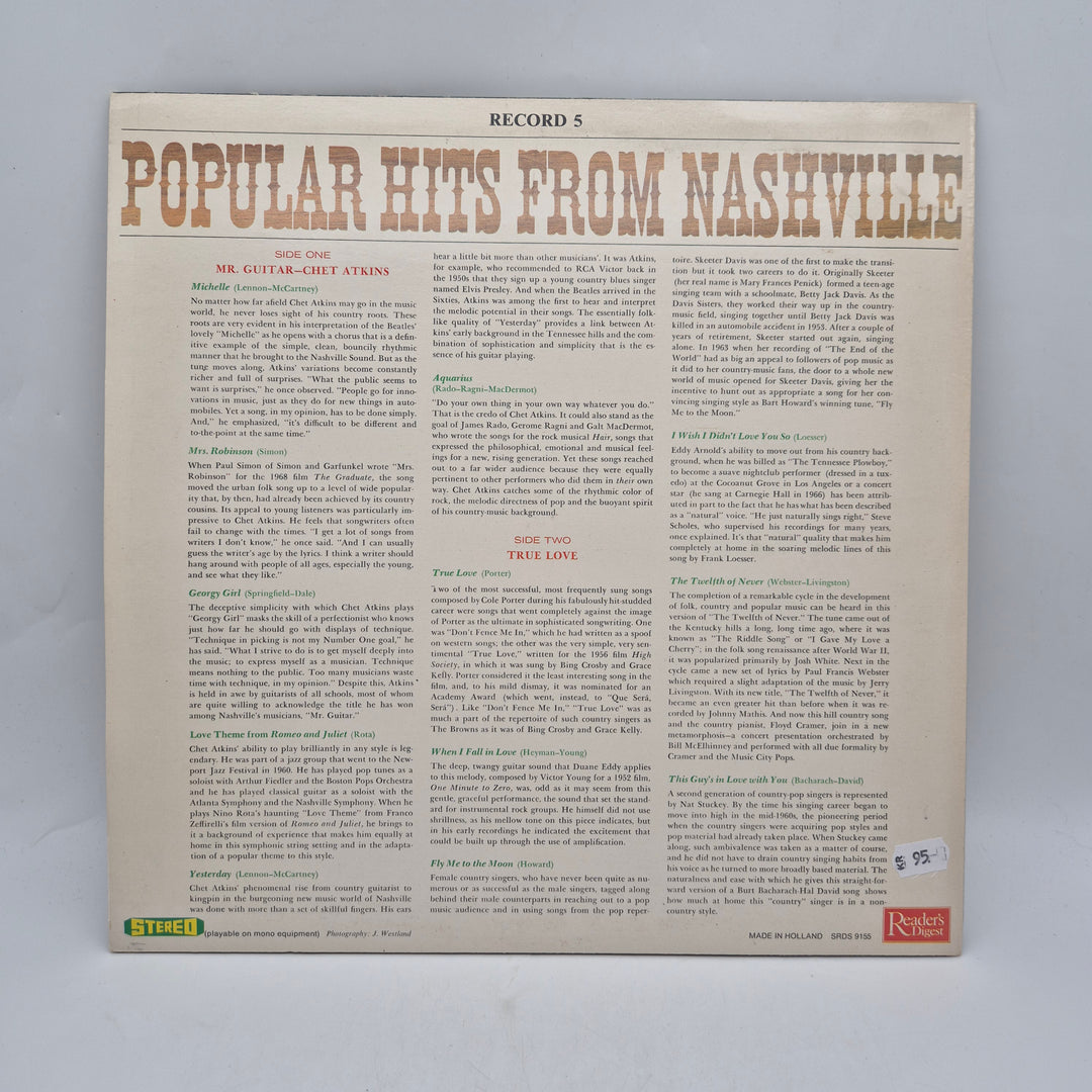 Retro LP Readers Digest Nashville country