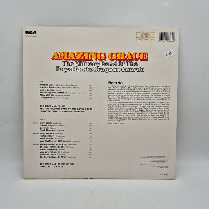 Retro LP Amazing Grace Royal Scots Dragoon Guards