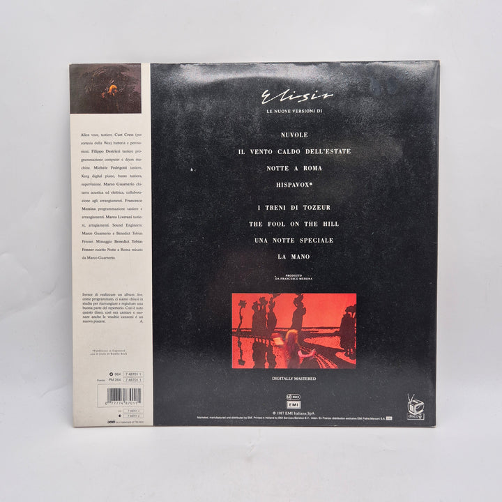 Alice Elisir vinyl LP retro 80-tal