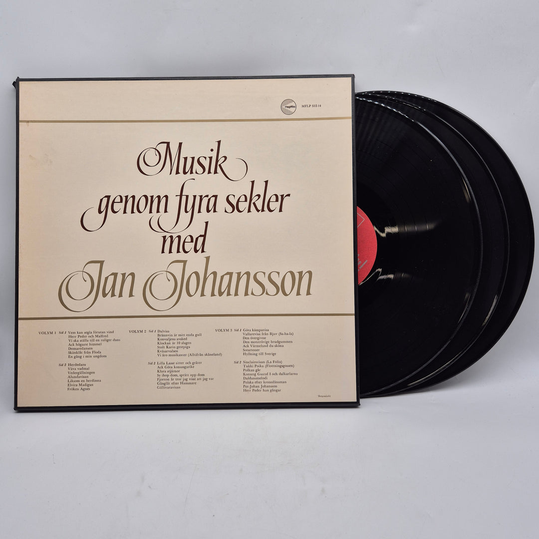 Jan Johansson retro LP box Musik genom sekler