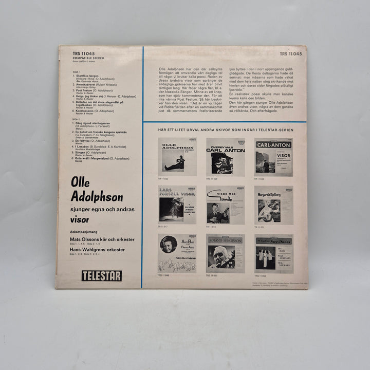 Olle Adolphson vinyl LP Telestar retro