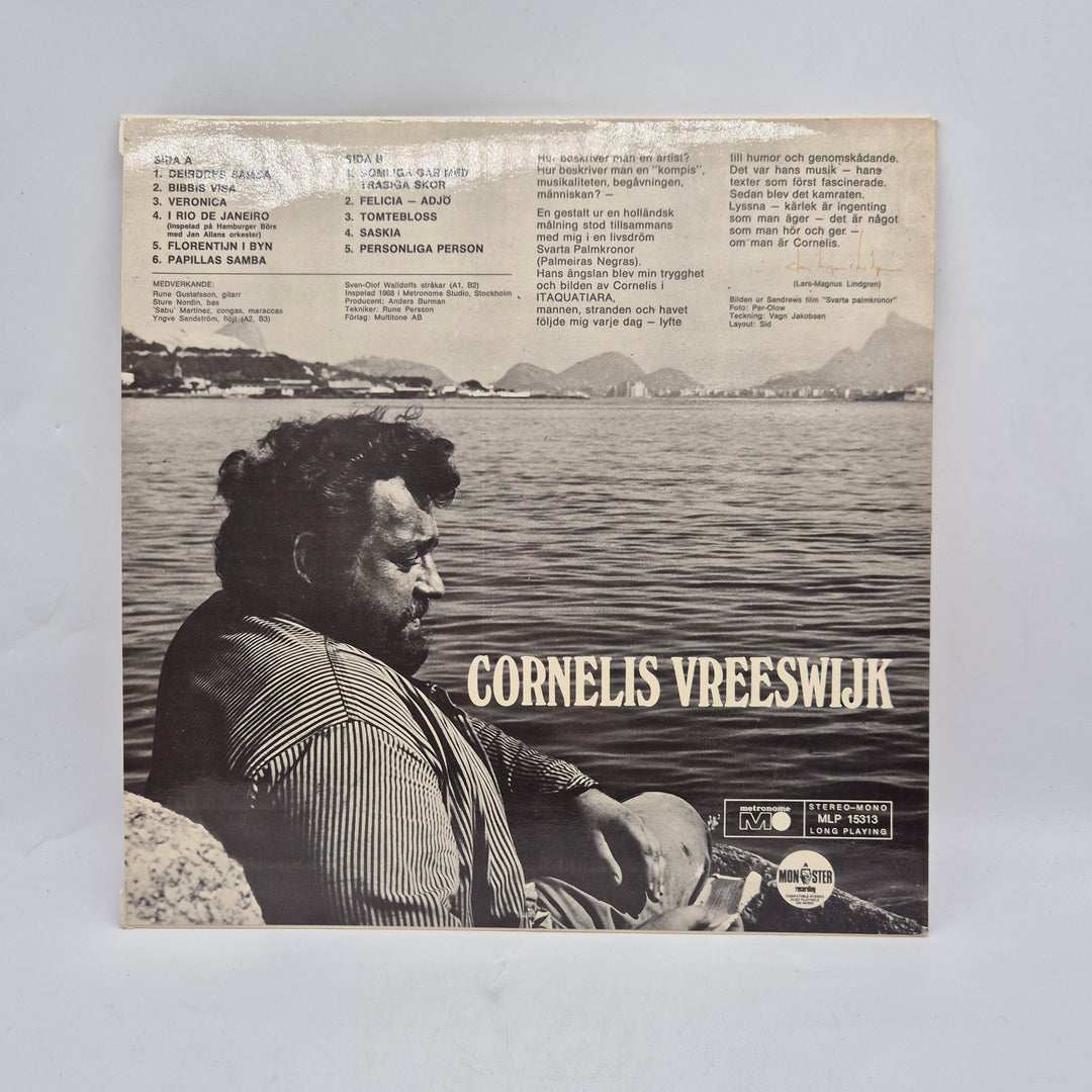 Cornelis Vreeswijk retro vinyl LP Metronome