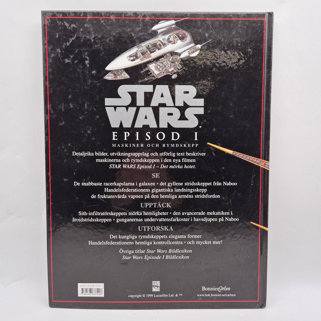 Star Wars Episod I illustrerad faktabok hårdpärm