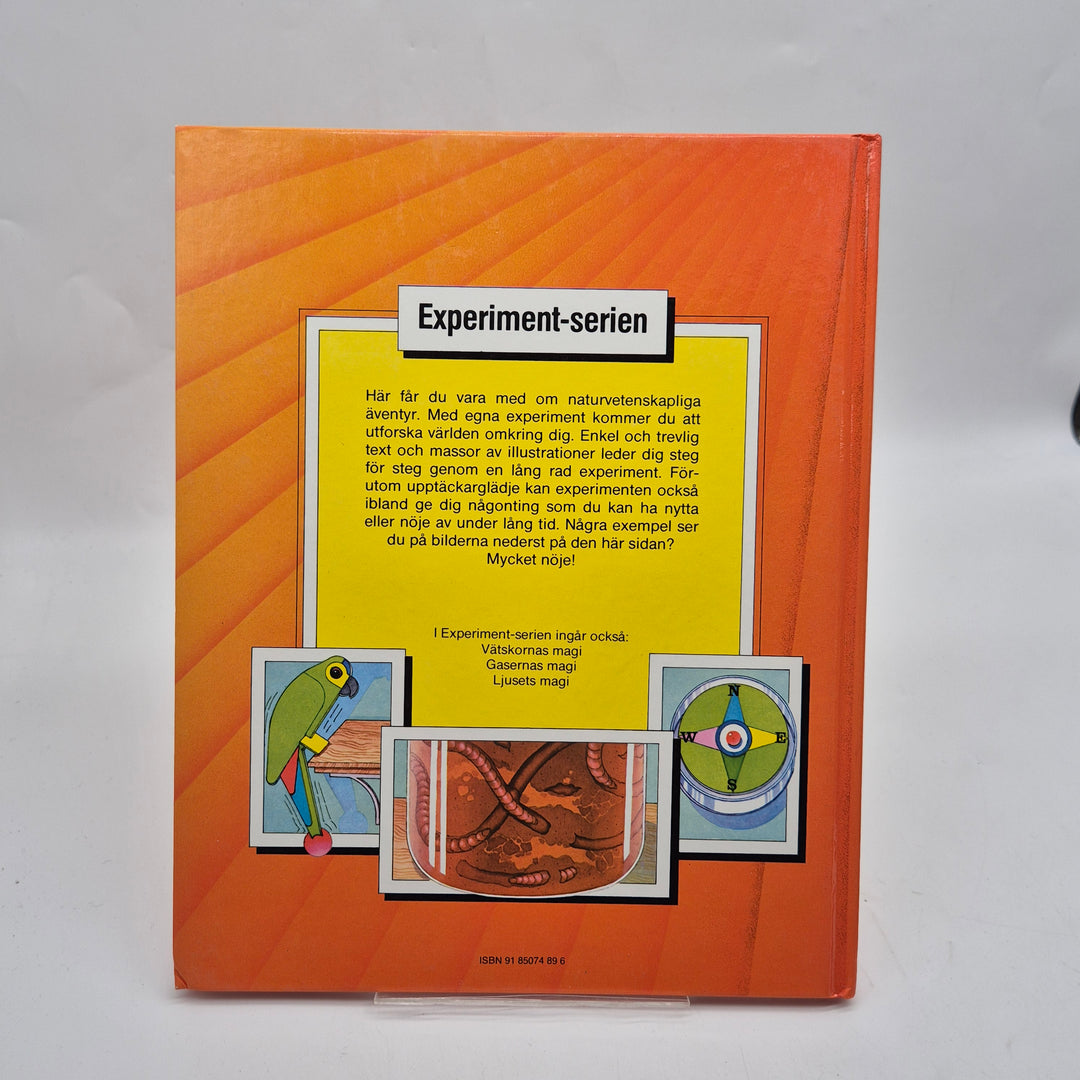 Retro barnfaktabok Rörelsernas magi Experiment-serien