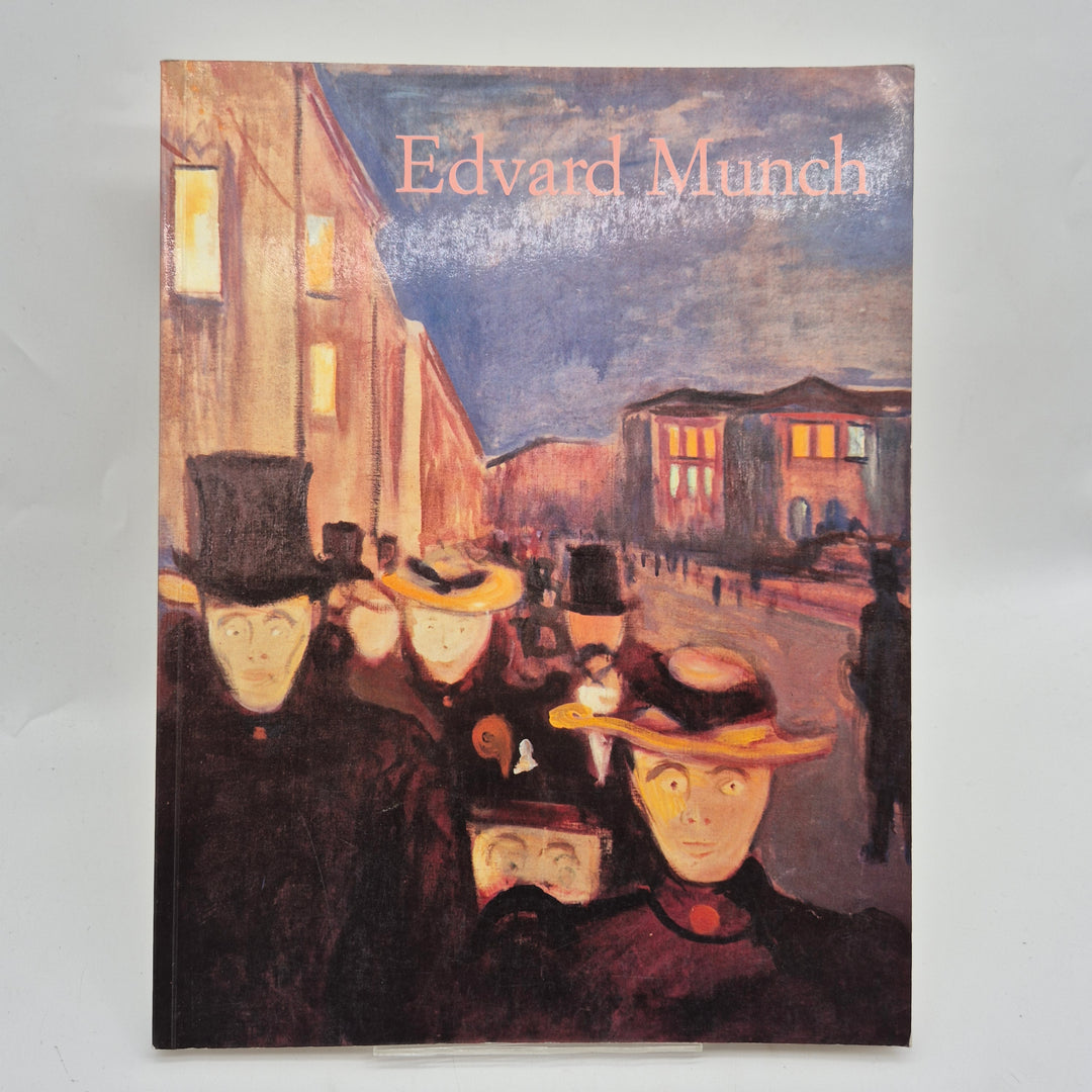 Edvard Munch konstbok rikt illustrerad begagnad