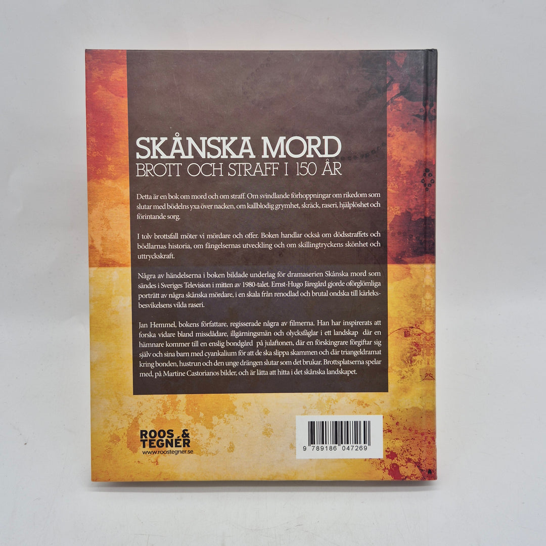 Skånska mord true crime bok inbunden