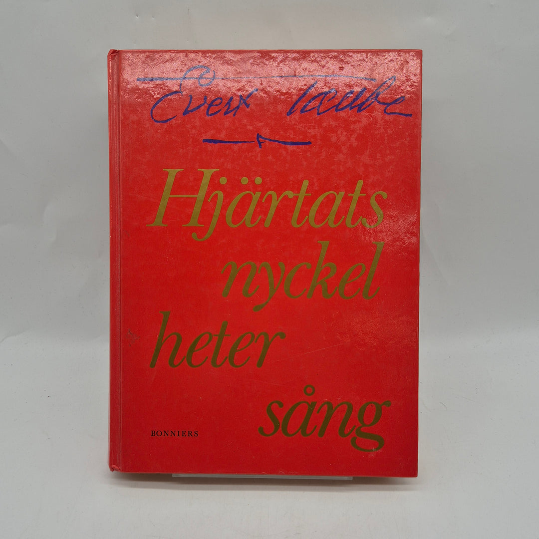 Retro bok Hjärtats nyckel heter sång Bonniers